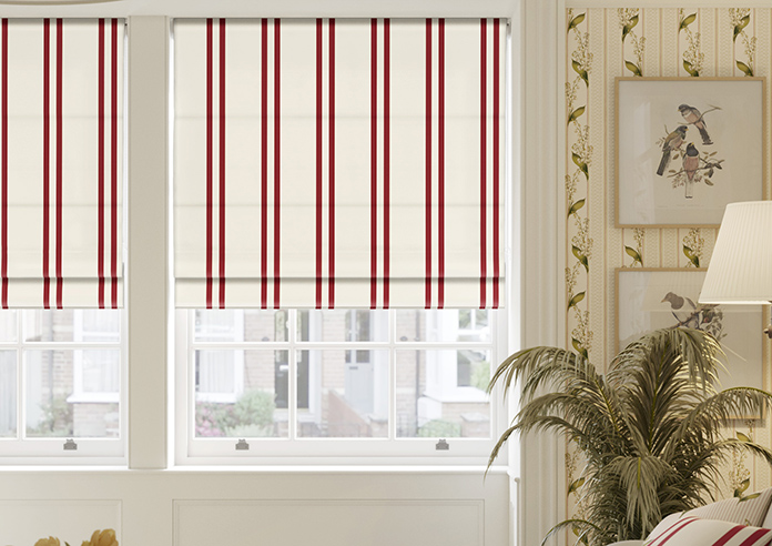 Winnies Stripe, Pillbox - Roman Blind - Image 3